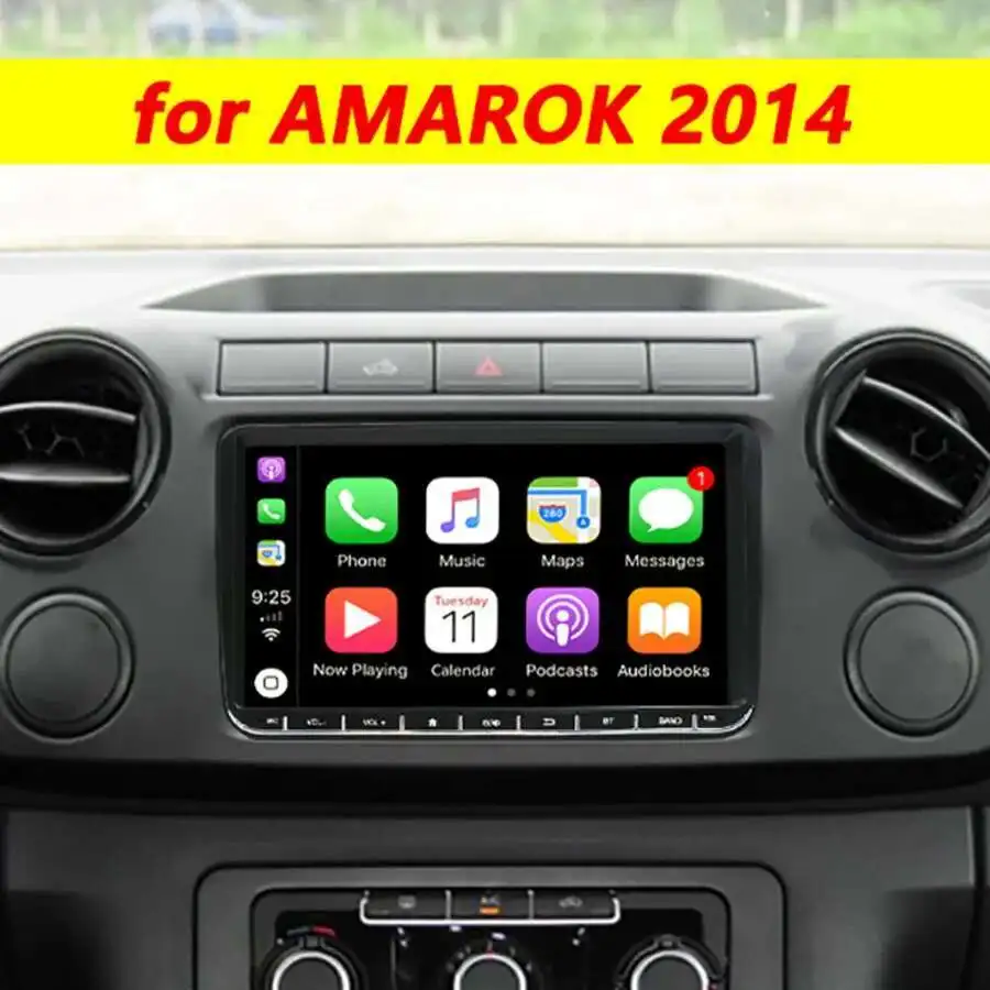 

Стерео головное устройство с 9-дюймовым экраном для VW AMAROK 2014, навигация, Авторадио 2 Din, Android 13, 2din, автомобильное радио, GPS, мультимедийный плеер