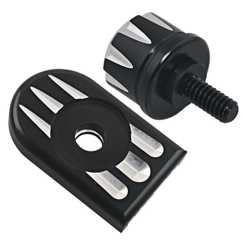 Заготовка из алюминия болт сиденья заднего крыла гайка крышка вкладки для Harley