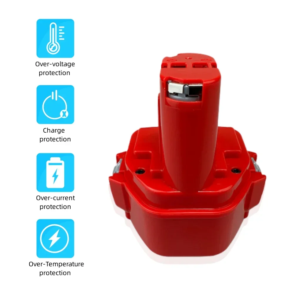 Никель-металлогидридный аккумулятор 12 В 4800 мАч для Makita PA12 1223 1235 6270D 6271D 6317D 6227D