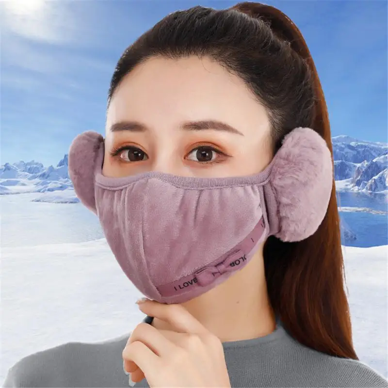 

Cute Reusable Face Covering Adult Face Covering with Earmuffs Windproof Warm Bandana Warming Gadgets for Kitchen Hot