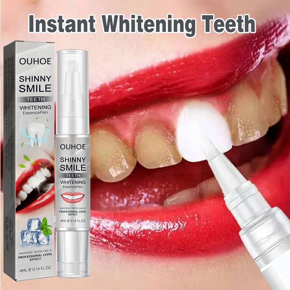 

Teeth Whitening Pen Deep Cleaning Cigarette Stains Repair Bright Neutralizes Yellow Tones Dental Plaque Fresh Breath