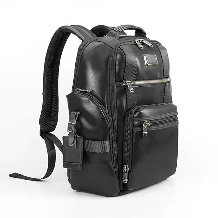 

Fashion Black Microfiber Leather Backpack 15 Inch Business Computer Backpack Travel Bag 9603389