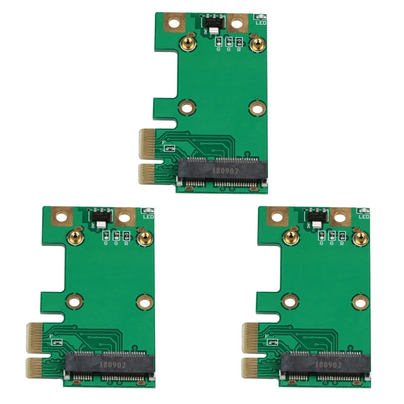 

3X PCIE To Mini PCIE Adapter Card, Efficient, Lightweight And Portable Mini PCIE To USB3.0 Adapter Card