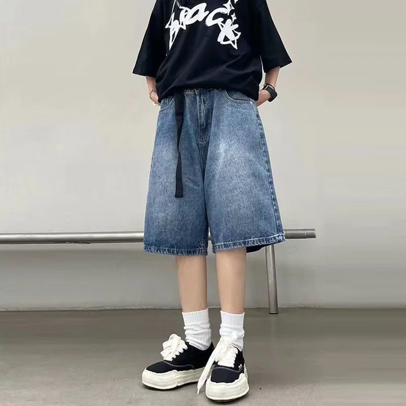 Women's Y2K Denim Short Pants High Waist Streetwear Denim Shorts Loose Pants Harajuku Style Korean Summer Clothes For Women