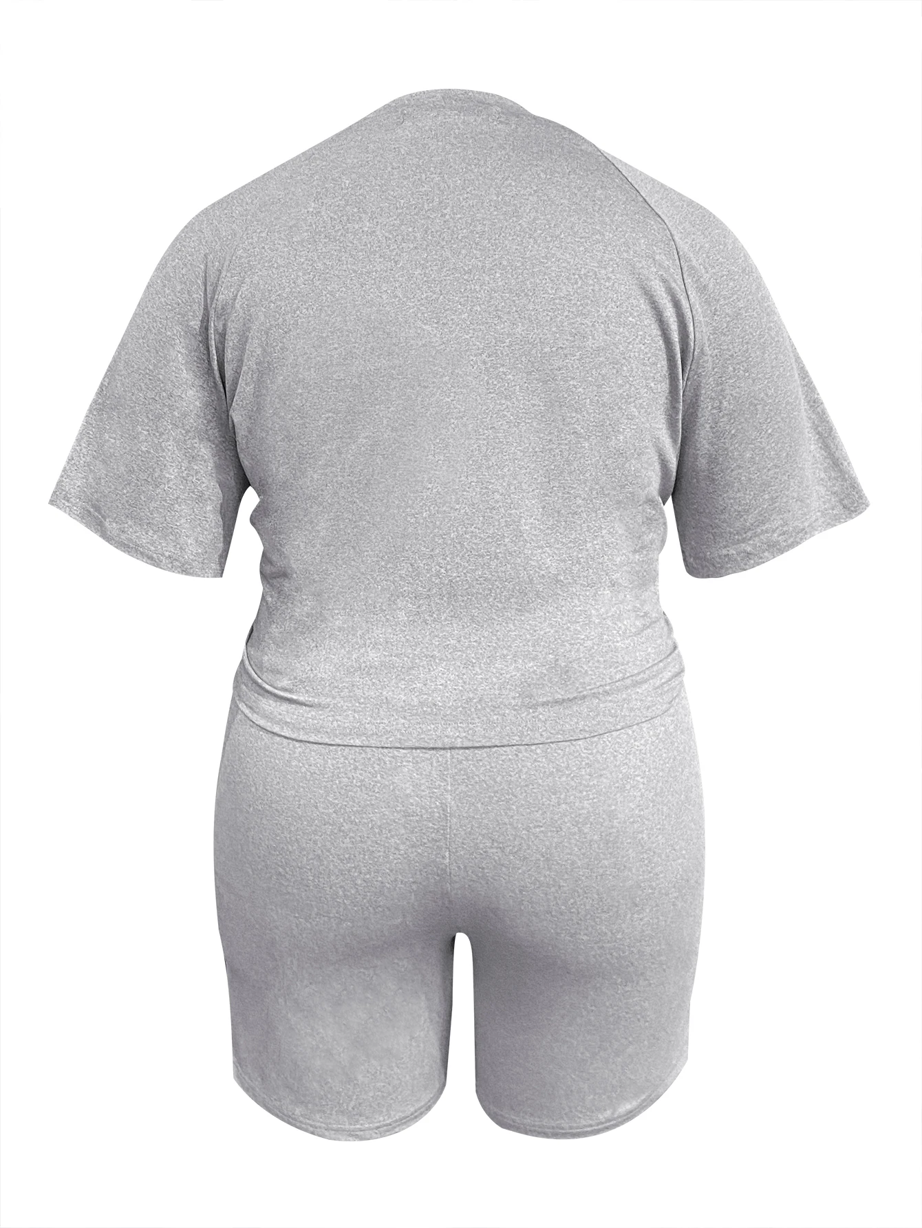 Женский летний комплект из двух предметов футболка и шорты