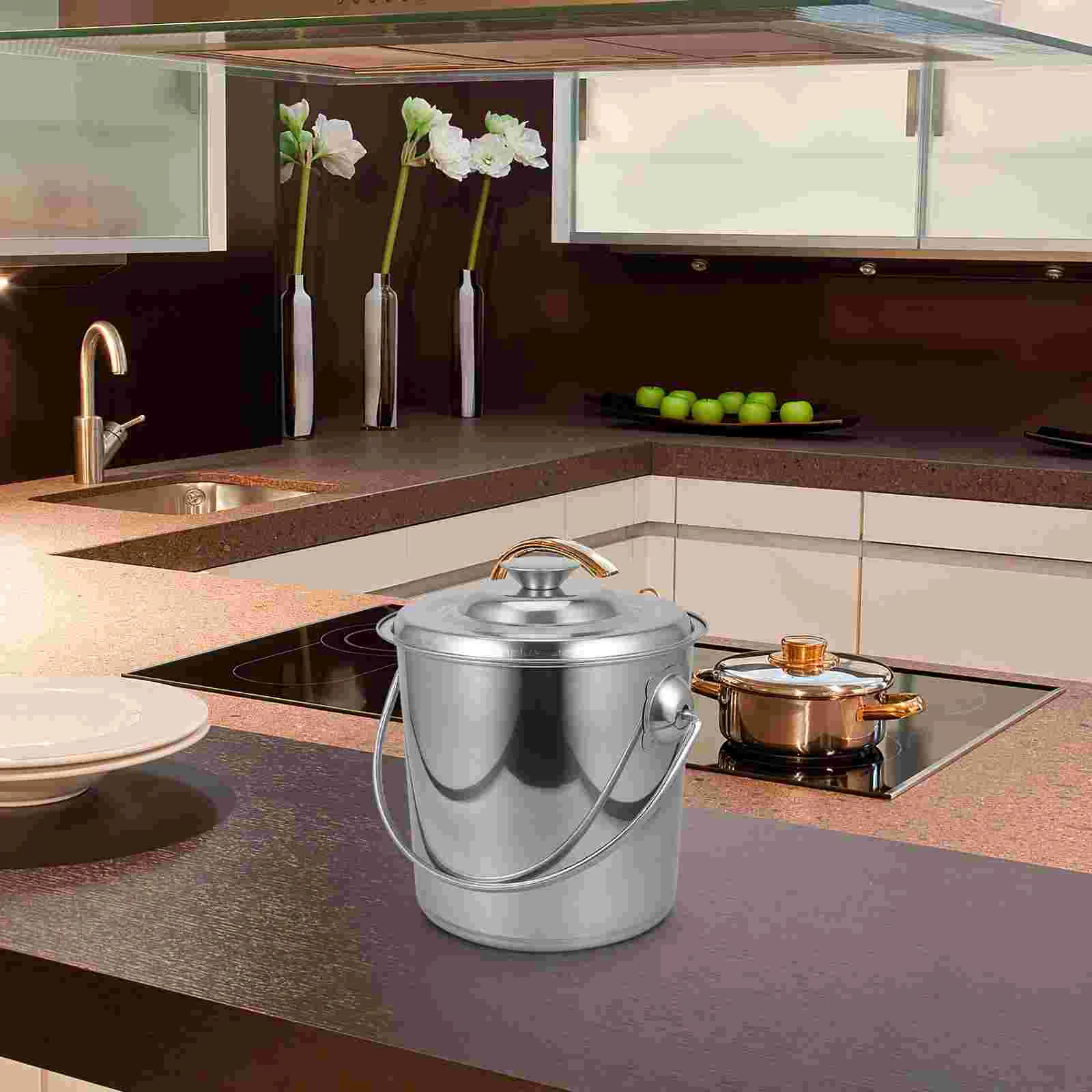 Контейнер для хранения еды контейнер свежего молока ведро домашних животных из