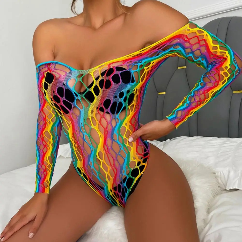 

Боди для вечерние, модный боди богатых цветов для ночного клуба, порнографический боди для ночного клуба