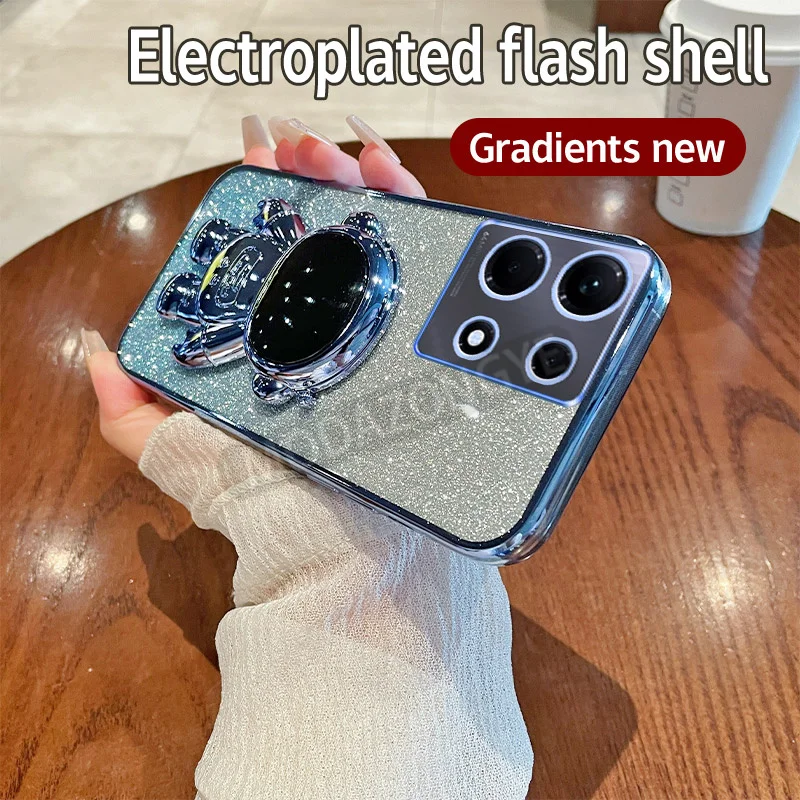 Для Infinix Note 30 VIP Чехол Мягкий силиконовый чехол из ТПУ X6710 защитная задняя крышка с