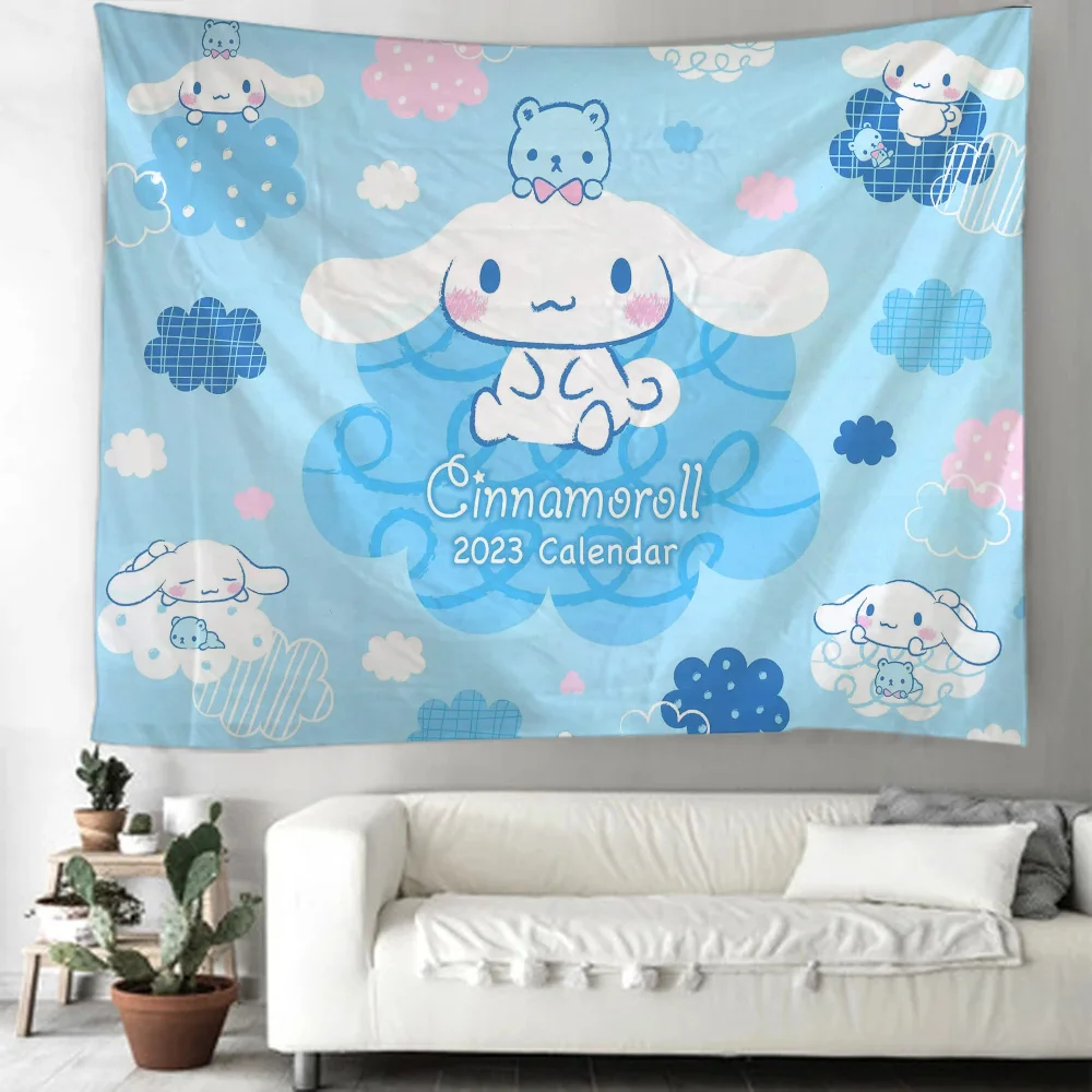 Cinnamoroll Baby Corncrake Гобелен Настенный Художественный Декоративный Для Спальни