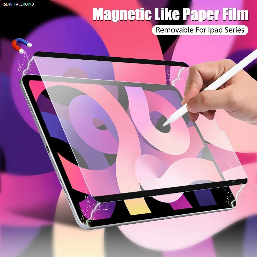 

Paper Film Like For Ipad Pro 11 12.9 9.7 10.2 9th 5th 6th Generation Screen Protector for Ipad 10.9 10th Gen Air 5 4 Mini 4 5 6