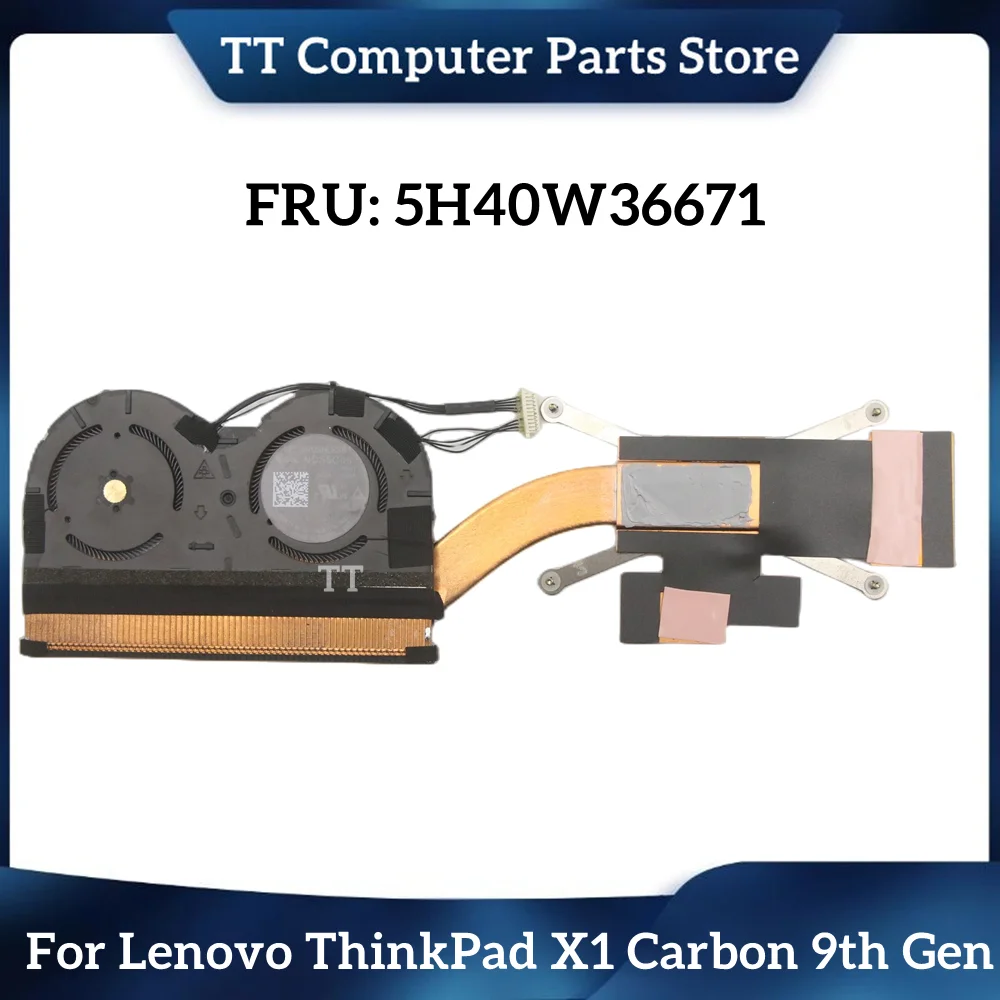 

TT New Original For Lenovo ThinkPad X1 Carbon 9th Gen X1 Yoga 6th Gen Heatsink With Fan FRU 5H40W36672 5H40W36671 AT1U9001DT0