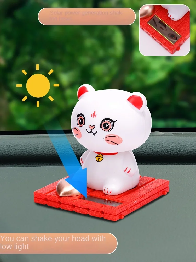 Подставка для украшения автомобиля креативная встряхивающая голова кролика