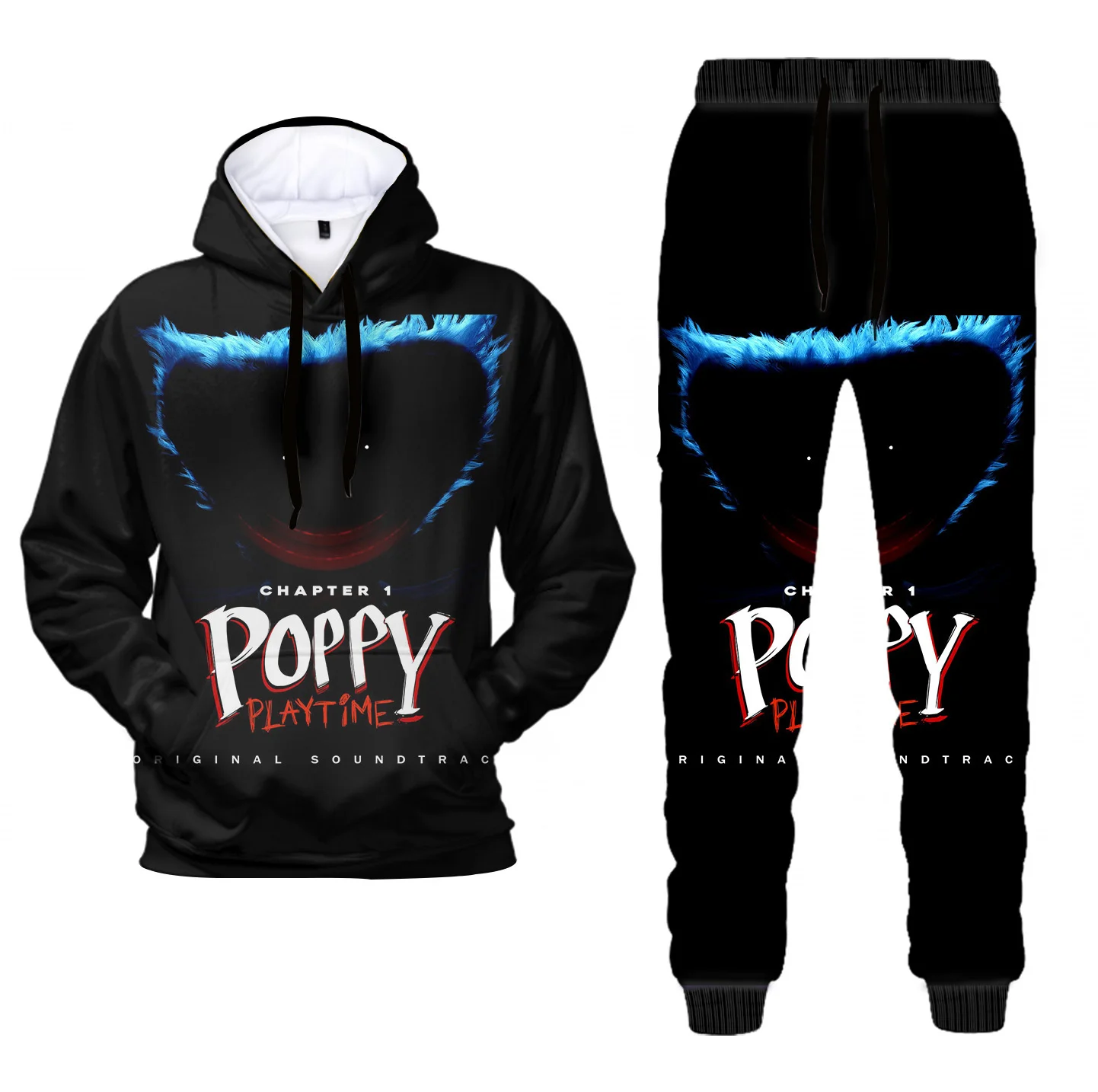 Мужская и мужская повседневная одежда спортивная из 2 предметов толстовки