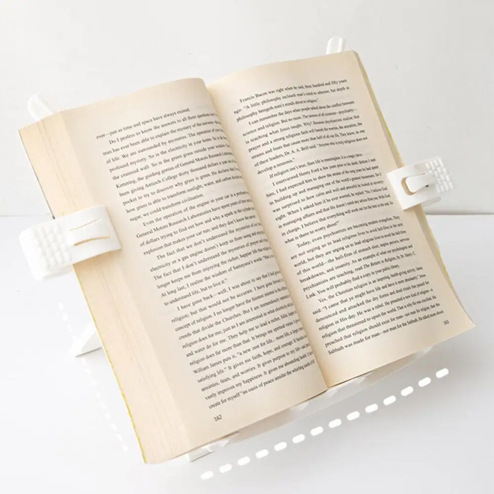 

Helpful Reading Stand Multi-purpose Plastic Book Holder Multi-purpose Writing Bracket Reading Stand