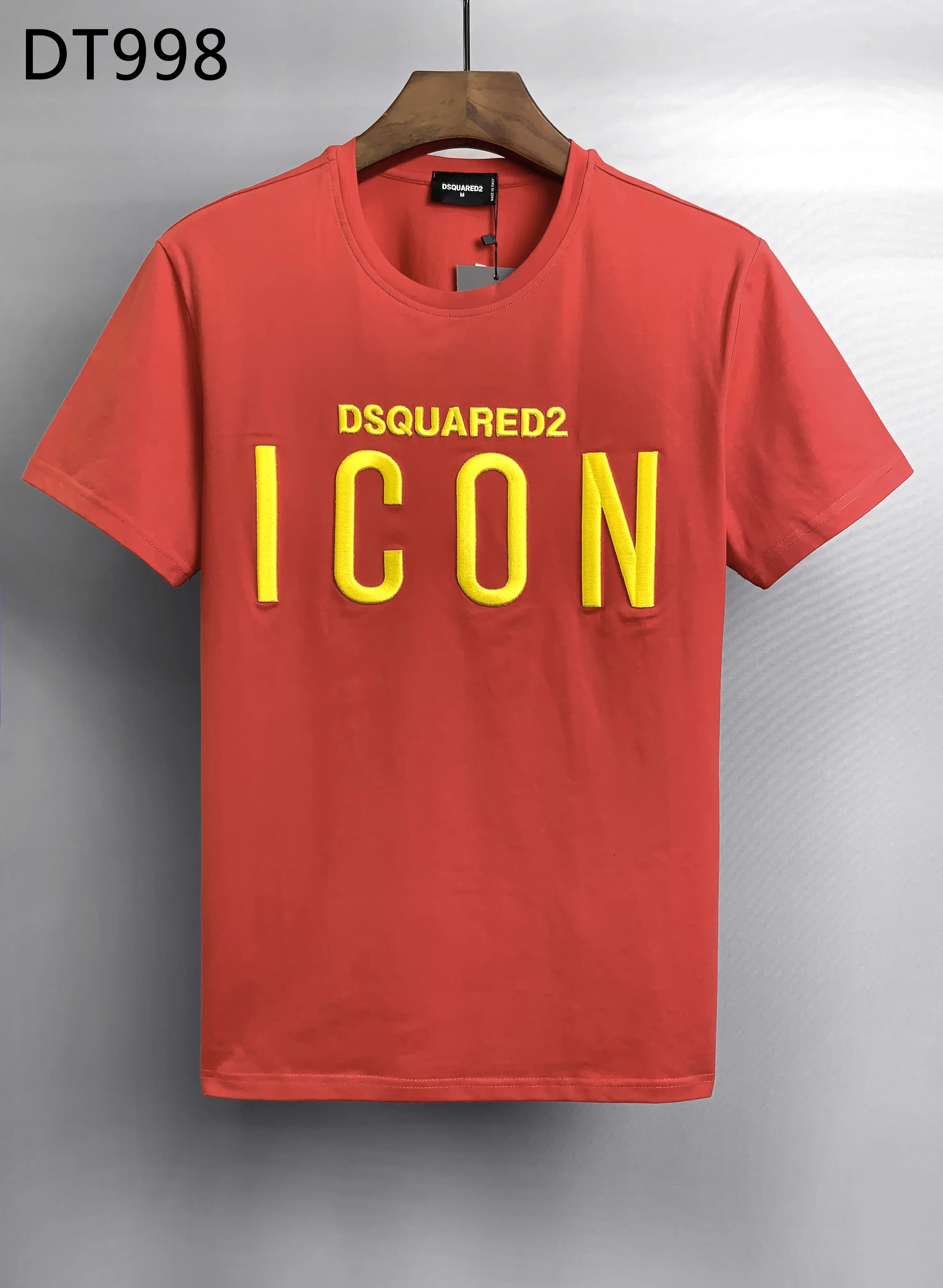 

Men's Summer Short Sleeve dsquared2 T Shirt Sport Gym T-shirts Oversized Workout Casual High Quality Tops Clothing 3 Colors
