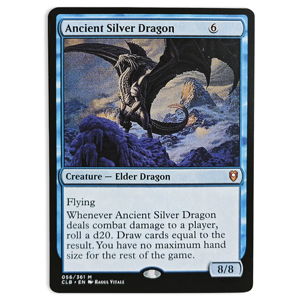 Редкие эксклюзивные магические голографические игровые карты TCG - Финал ОткровенияДревний Серебряный ДраконСила Воли - Игрушки, хобби, подарки для мальчиков (art.: 3920db9bbffb7) - 3920db9bbffb7