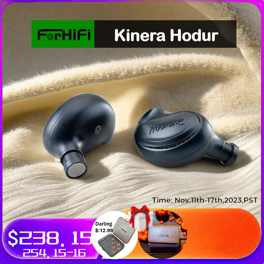 

Kinera Hodur 1DD+1BA+1EST Electrostatic Earphone In-Ear Wired Headphone DJ Music Monitoring Hybrid Driver Monitors Cable Headset