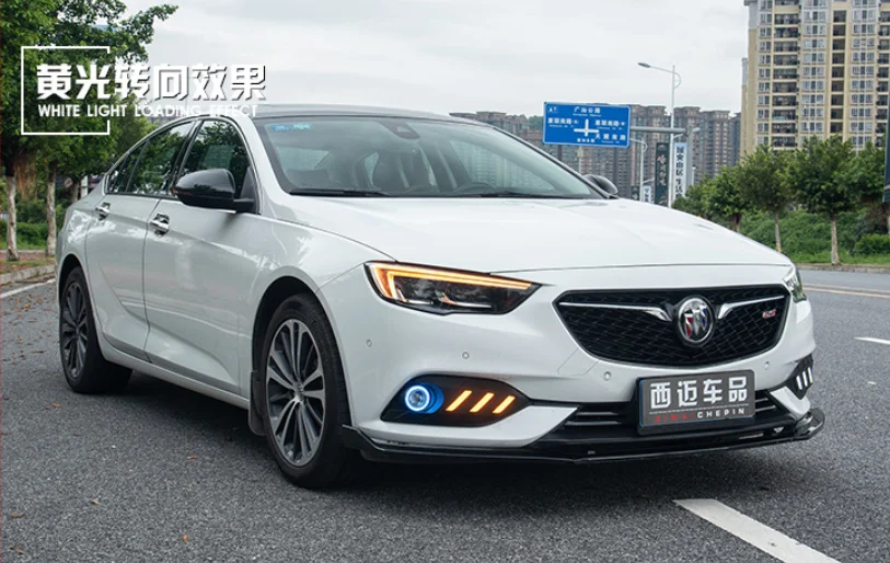 Светодиодные дневные ходовые огни противотуманные фары для buick regal opel insignia 2017-19