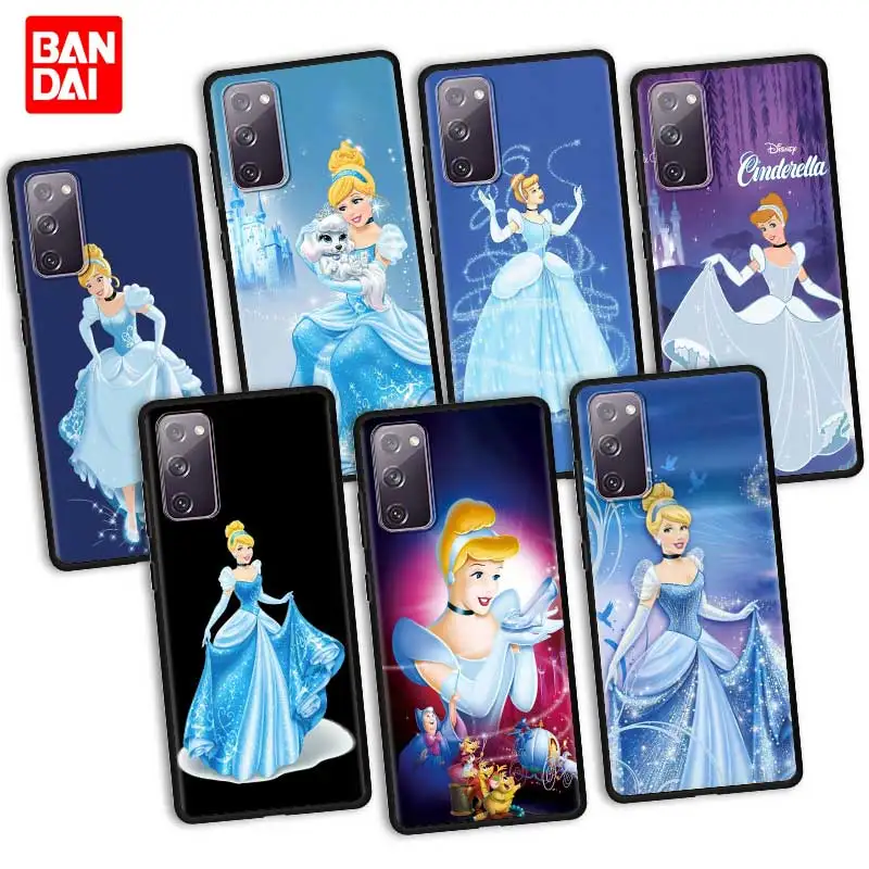 

Disney Cinderella Cute Cartoon Phone Case for Samsung Galaxy S20 FE S21 S10 S9 Plus Ultra 5G S20fe S21fe S20ultra Cover Silicone