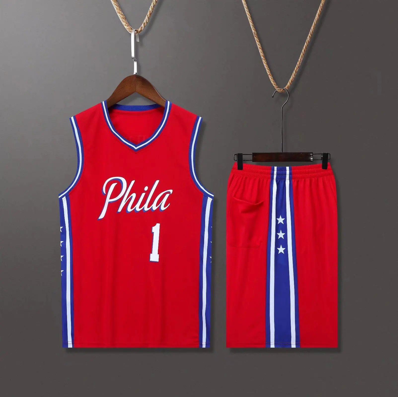

2022 New basketball clothing children's training competition team uniform training camp jersey breathable digital printing