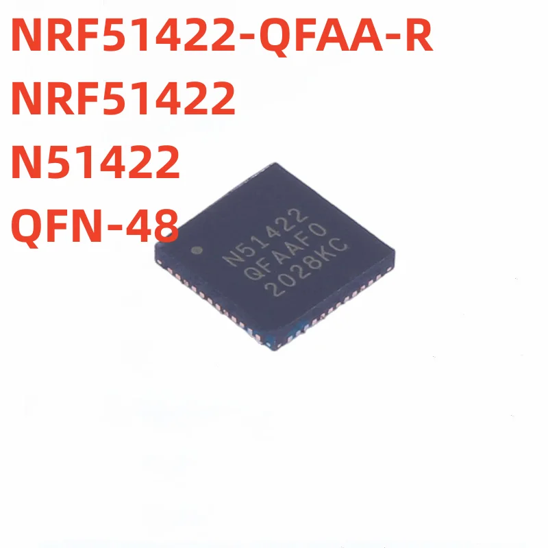 

[5PCS]100% New Original :NRF51422-QFAA-R NRF51422 N51422 QFN48 Wireless and RF chips