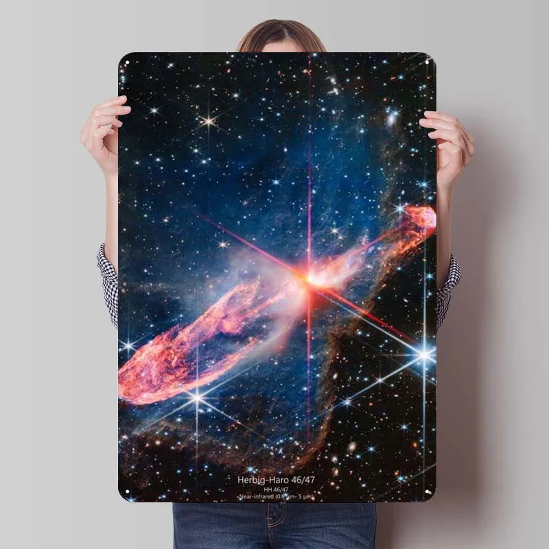 Металлический постер Herbig в стиле Харо Современное украшение для дома