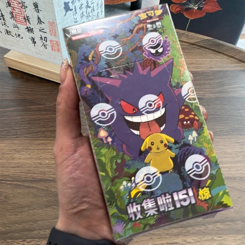 Фото Набор бустеров Pokemon PTCG 151 Sealed Surprise (упрощенный китайский) Scarlet Violet Zhu Zi Gengar Pikachu Kanto Collection Hobby Trad