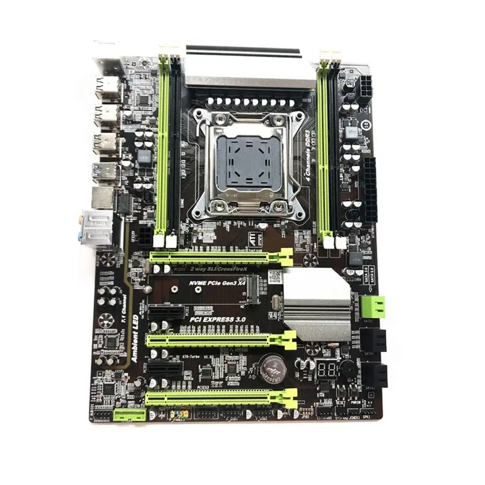 

New Brand Durable X79T LGA 2011 CPU Motherboard USB3.0 M.2 SATA 4 DDR3 Mainboard for Desktop PC Computer Multifunctional