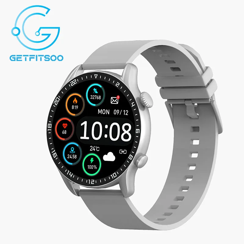 Getfitsoo Смарт-часы NFC Bluetooth-вызов 24-часовой мониторинг здоровья Спортивные умные