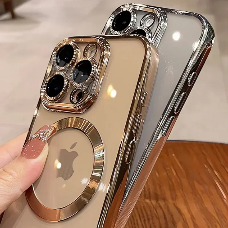 Ультратонкий прозрачный чехол с покрытием для iPhone 16 15 14 13 12 11 Pro Max Plus защитный