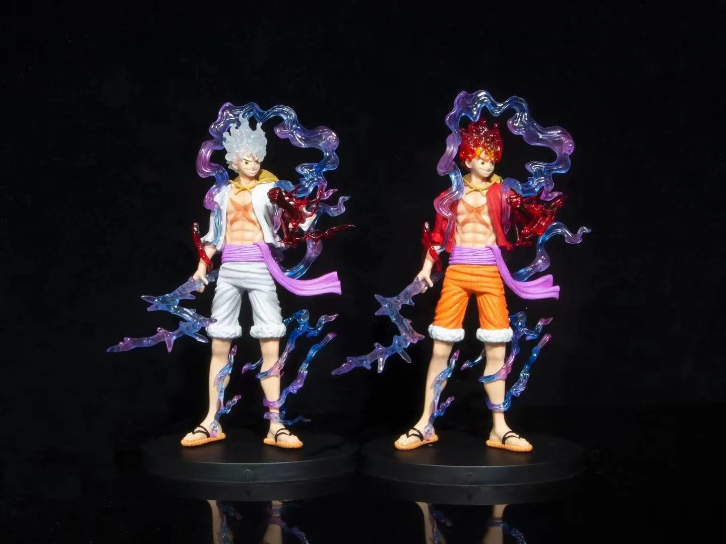 

Anime One Piece Luffy GEAR 5 Figurine 21CM Nika Sun God Action Figures Collectible Model Toys