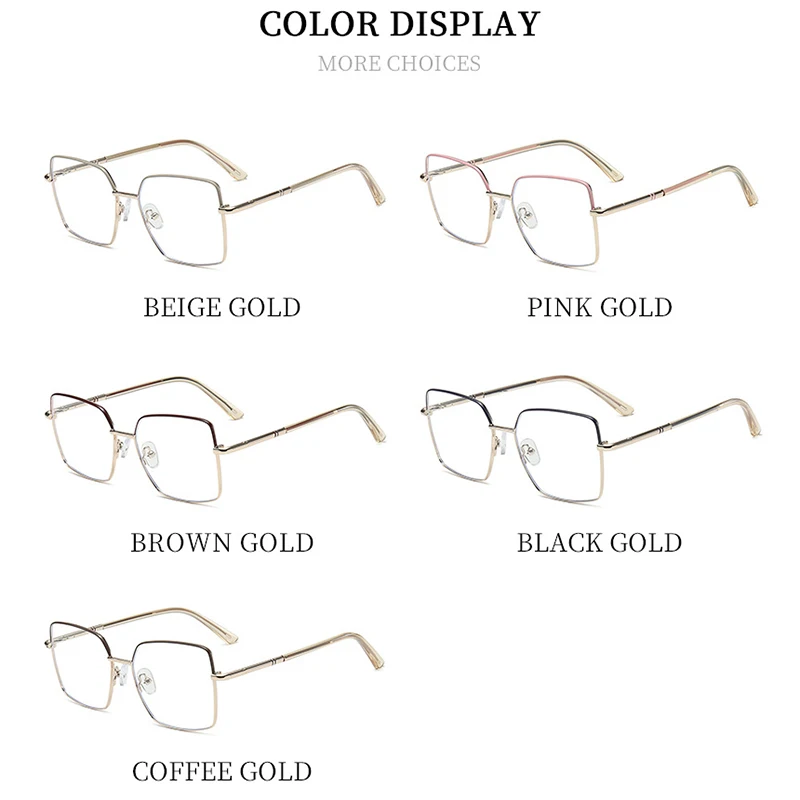 Новые модные женские ретро лоскутные цветные милые синие очки для близорукости