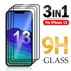 Стекло для iPhone 131211 Pro Max, Защитная пленка для экрана 12Pro, Передняя пленка для iPhone 8, 7 Plus, XR, Xs, iP12, iP11, защитное стекло, 3 упаковки