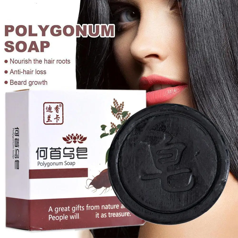 Натуральное мыло для волос Polygonum Multiflorum Шампунь уменьшает перхоть He Shou Wu Soap Essential
