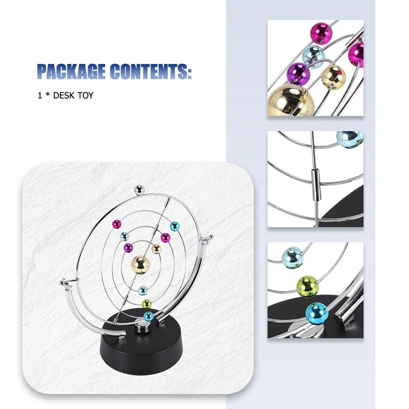 Кинетическое искусство Asteroid - электронное вечное движение настольная игрушка