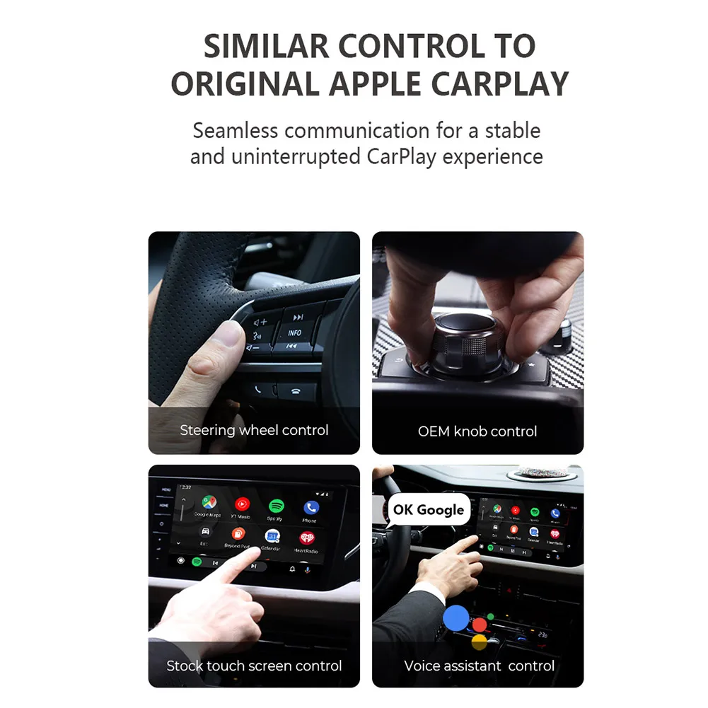 2022 Новый беспроводной автомобильный адаптер Android Carplay Ai Box мультимедийная коробка