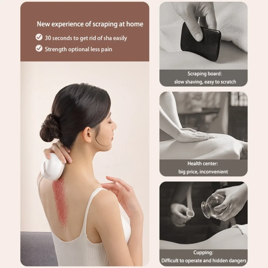 Tech Love Buns электрический нагревательный баночный скребковый массажер набор