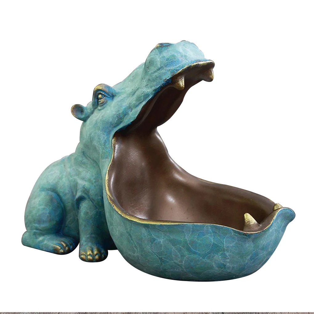 

Key Storage Tray Home Porch Decor Resin Animal Statue Key Phone Holder Tray Sidetable Ornament Household Key Storage Supplies
