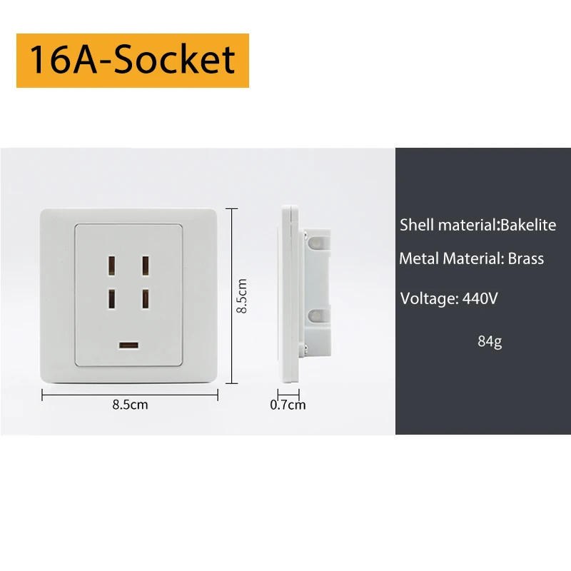 Трехфазный пятипроводной разъем/вилка 440В 380В белый