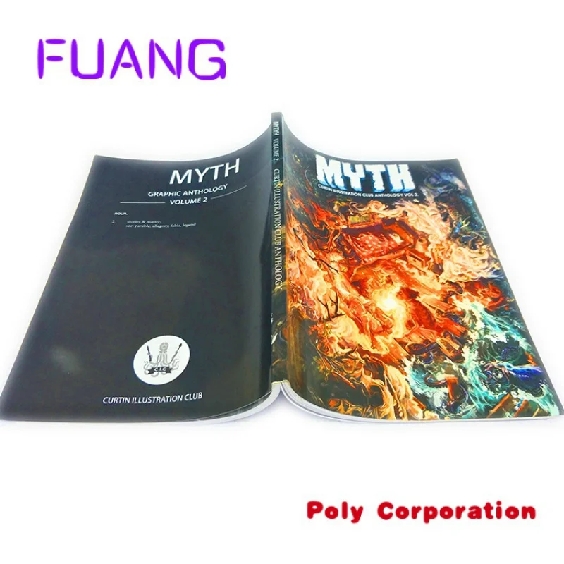 Cheap Softcover Book Comic Book Printer Offer by China Digital Printing YBJ Printing Paper & Paperboard Soft Cover Varnishing