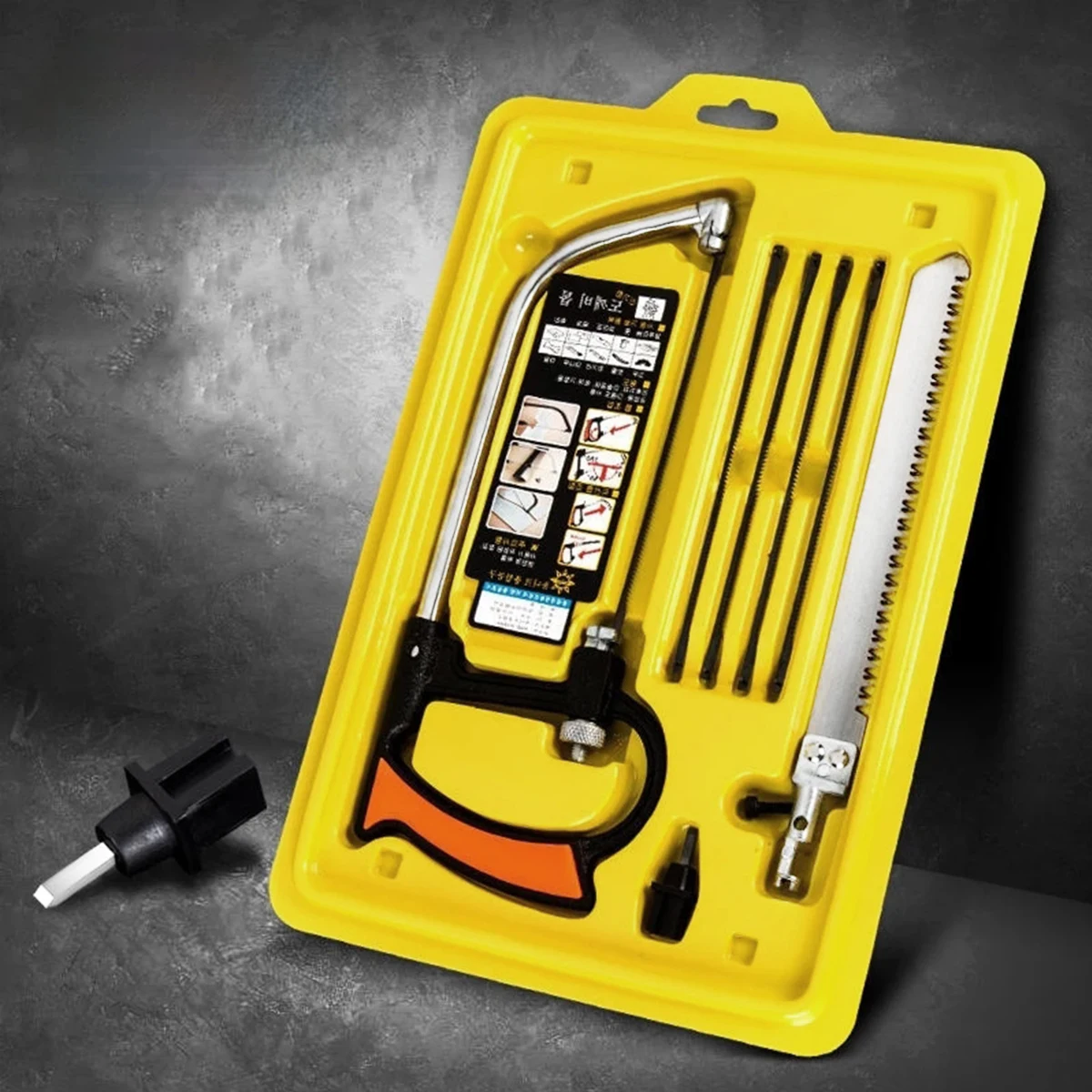 

Hacksaw Set Fast Cutting Hand Saw Heavy Duty Hand Steel Saw Woodworking Tool for Cutting Wood Glass Tile Ceramic Metal 25*10cm