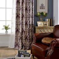 european classical new chinese curtain cloth jacquard curtain light luxury curtain bedroom living room curtain
