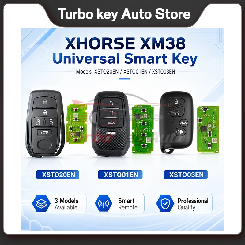 Фото Умный ключ Xhorse XSTO01EN XSTO03EN XSTO20EN XM38 4D 8A 4A All-in-One с корпусом ключа и инструментом Key Tool Max Pro VVDI2 №1