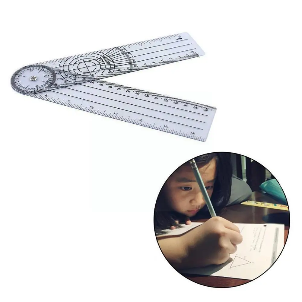 

30cm Korean Flexible Folding Ruler Multifunction Plastic Rulers Kids Students Office Drawing Stationery School Gifts Z0r7