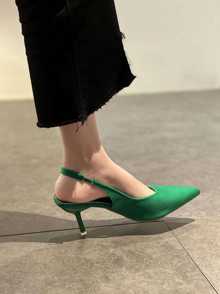 

Women's Shoes Sandals Pointed Toe Spring 2022 New Fashion Stiletto Non-slip High Heels