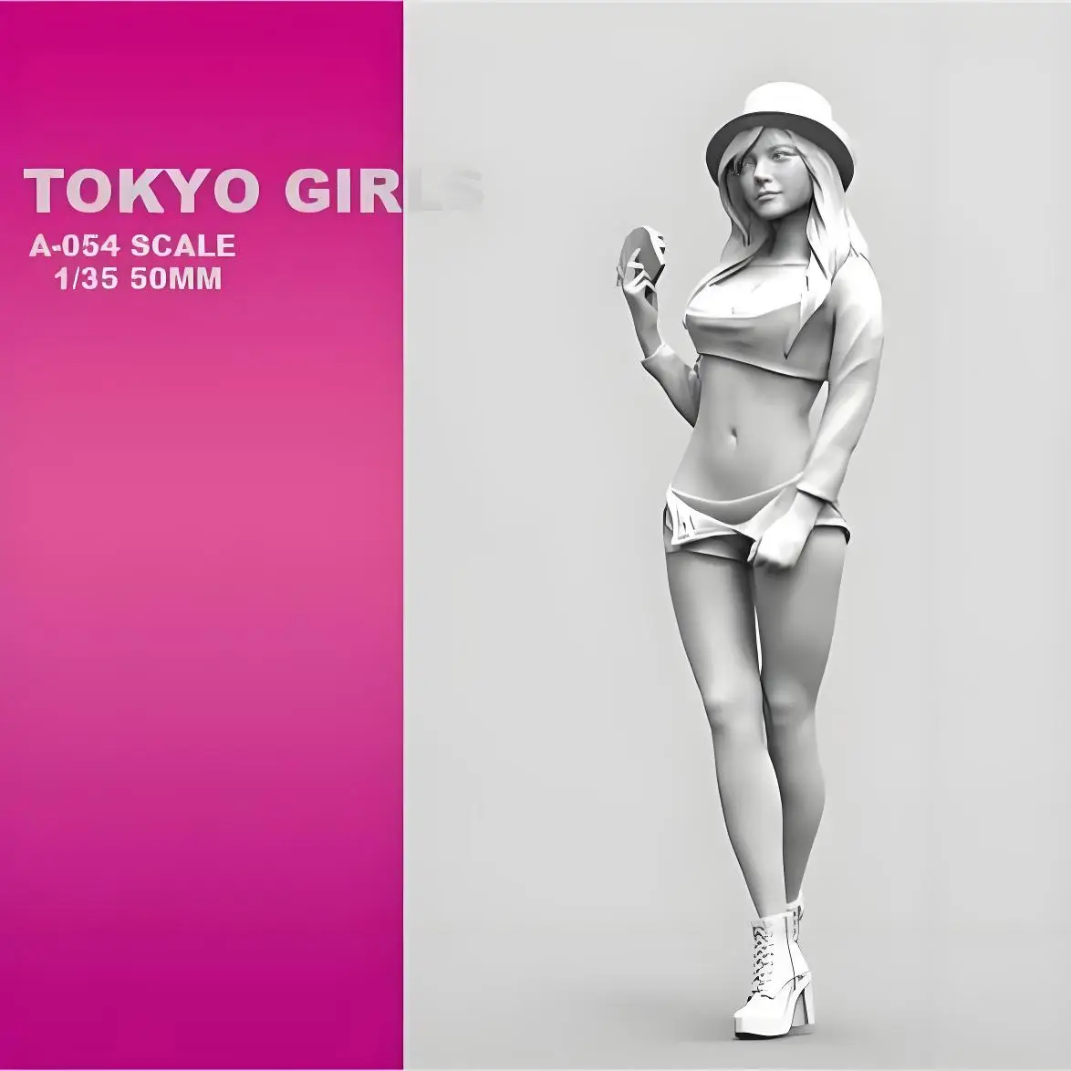 Смоляная фигурка солдата &quotТокио&quot неокрашенная 1/35