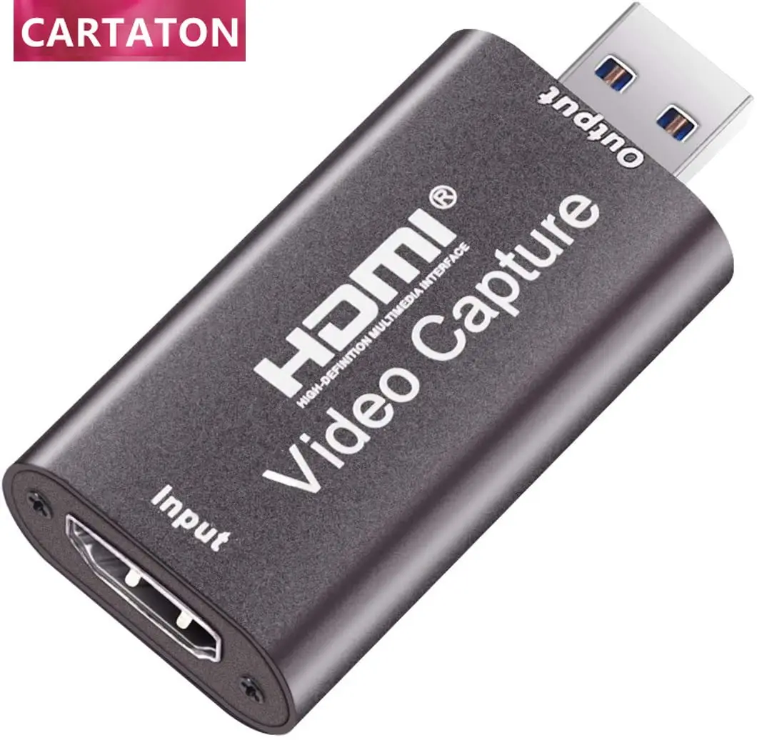 1080P HDMI на USB 2 0 3 коробка для записи игр компьютера Youtube OBS потоковая трансляция в