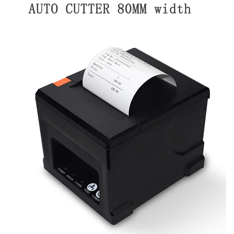 80mm receipt Thermal printer Auto cutter USB Bluetooth Ethernet wireless 3 inch bill ticket pos printer fit Windows ios android