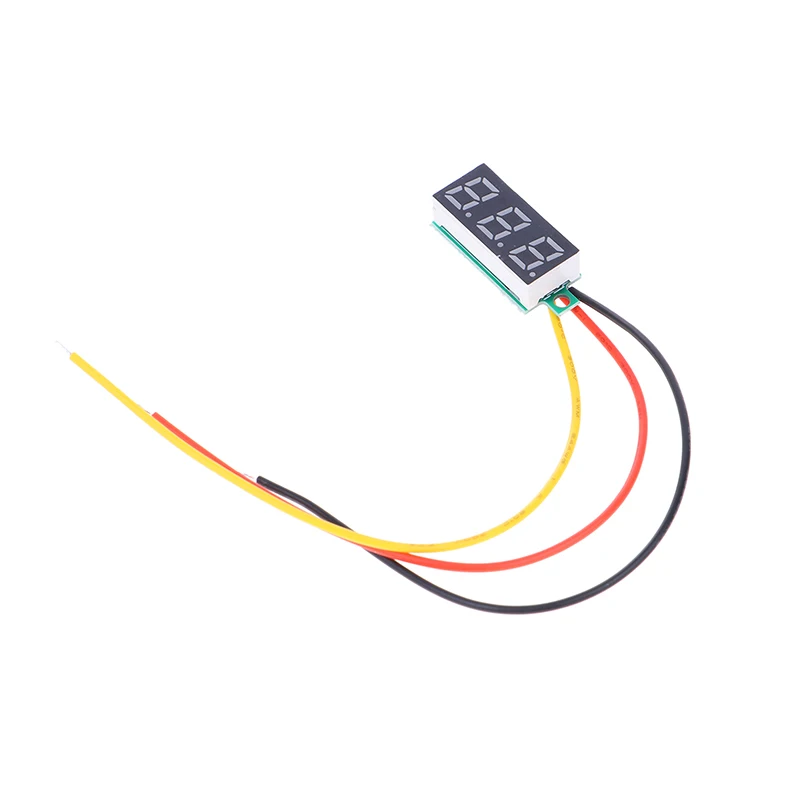 0 28 дюймовый цифровой вольтметр постоянного тока 0-100 в тестер напряжения Мини