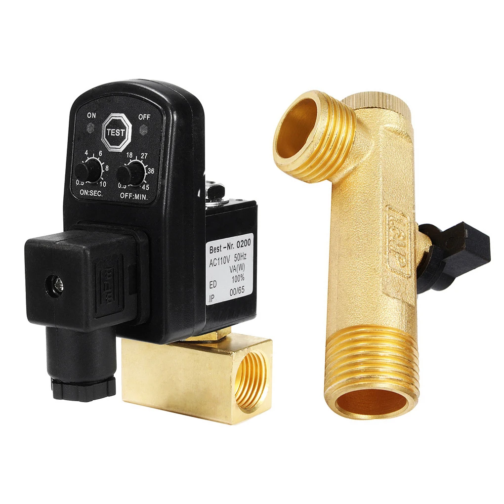 

Electronic Timed Drain Valve Detachable IP65 Waterproof Insulative Valves
